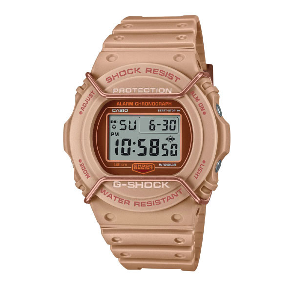 Casio Casio G-SHOCK Tone-on-Tone Casual Digital Men Watch - Beige | DW-5700PT-5DR - Phones & Wearables - Lebanon