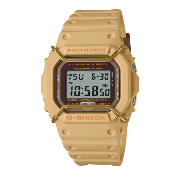Casio Casio G-SHOCK Casual Digital Men Watch - Beige | DW-5600PT-5DR - Phones & Wearables - Lebanon