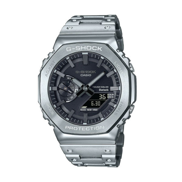 Casio Casio G-SHOCK Solar Men Watch - Silver Black | GM-B2100D-1ADR - Phones & Wearables - Lebanon