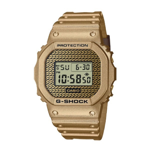 Casio Casio G-SHOCK Casual Digital Men Watch - Gold Plated | DWE-5600HG-1DR - Phones & Wearables - Lebanon