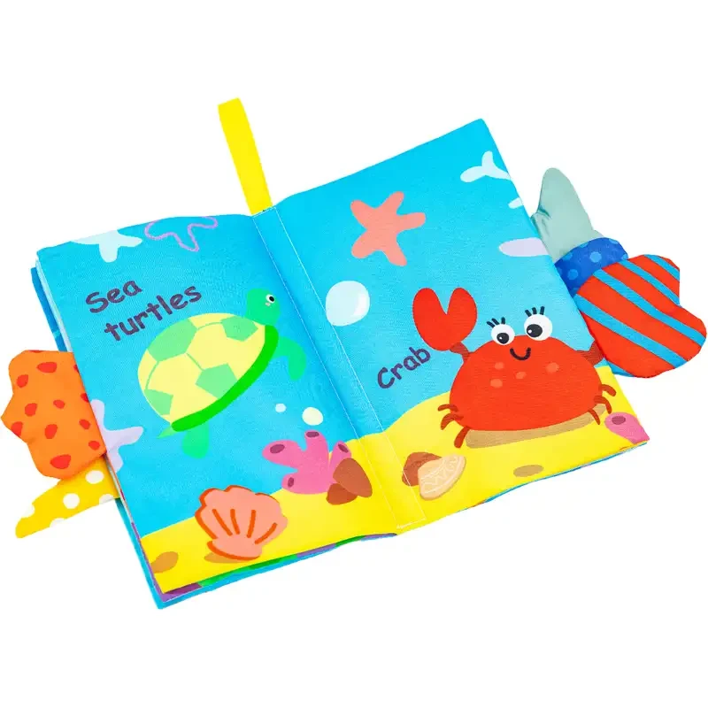 Ocean Tail Cloth Book for Babies | HF-A002-K - Toys & Games - Lebanon