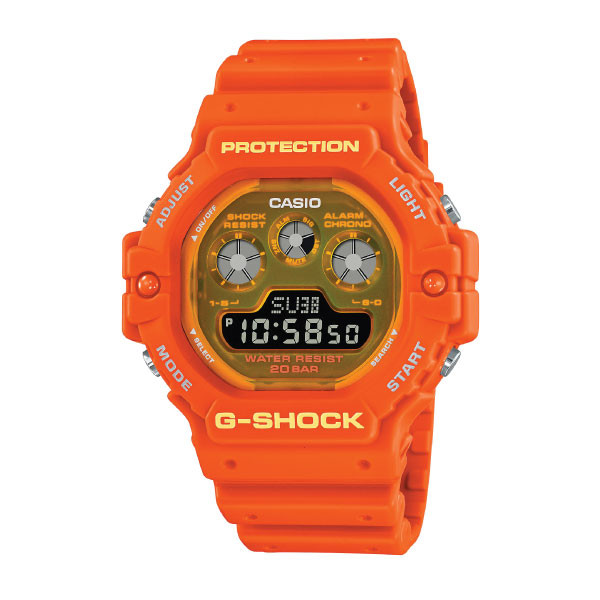 Casio Casio G-SHOCK Casual Men Watch - Orange | DW-5900TS-4DR - Phones & Wearables - Lebanon