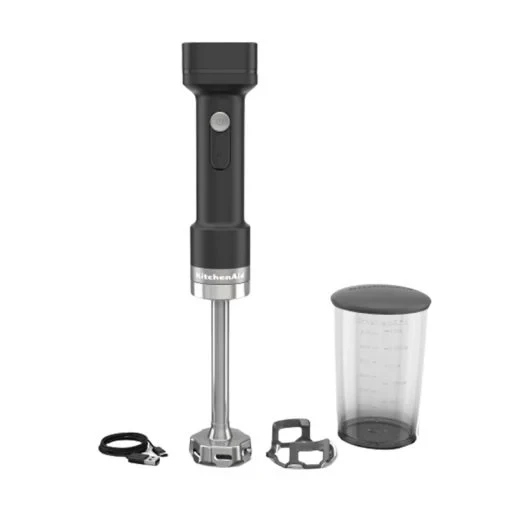 KitchenAid KitchenAid Go Cordless Hand Blender Without Battery Matte Black | 5KHBRV00BM - Home & Kitchen - Lebanon