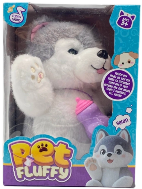 Grey and White Husky Plush Toy | AL-BL-353 - Toys & Games - Lebanon