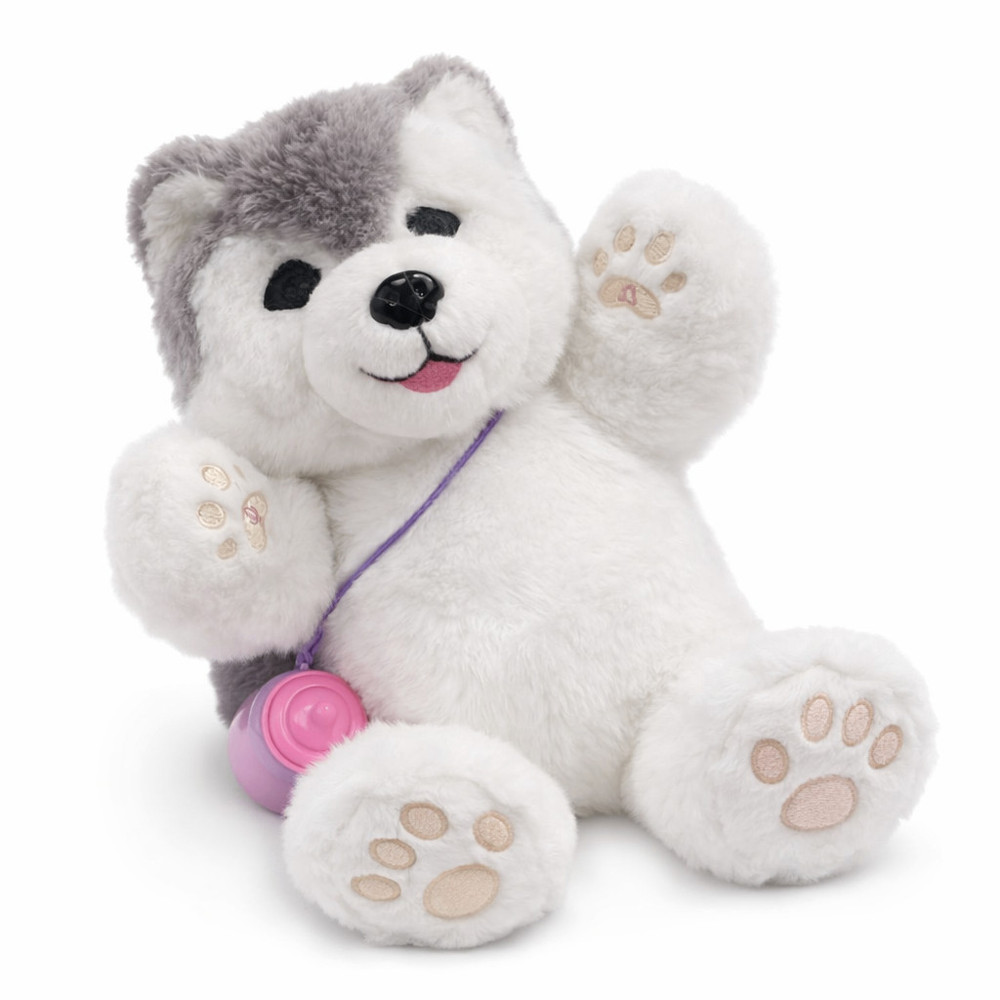 Brown and White Recording Puppy Plush with Bottle | ALBL-354 - Toys & Games - Lebanon