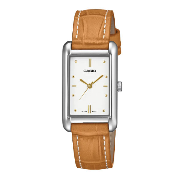 Casio Casio Women 3-Hand Watch - Brown / Silver | LTP-B171L-7A2DF - Phones & Wearables - Lebanon