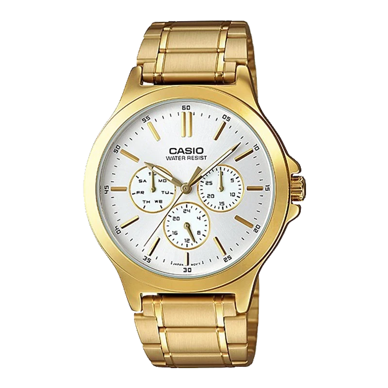 Casio Casio Women 3-Hand Watch - Gold Plated | LTP-V300G-7AUDF - Phones & Wearables - Lebanon