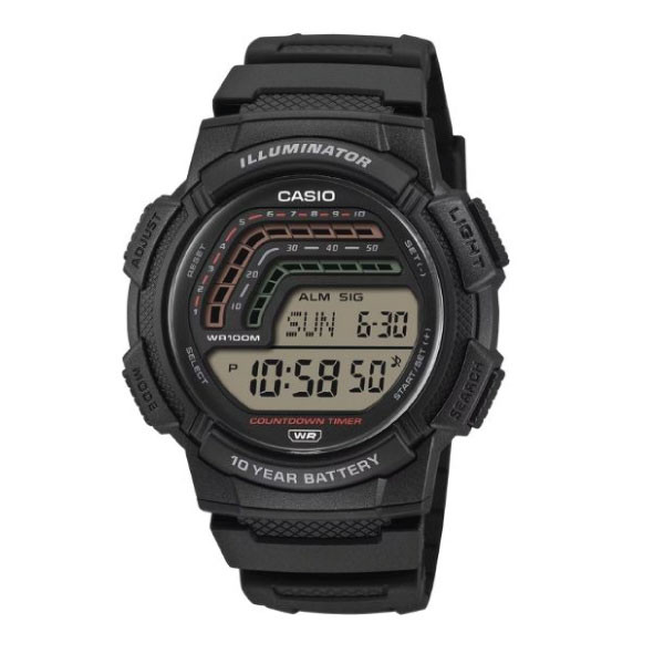 Casio Casio Digital Men Watch - Black | WS-1800-1AVDF - Phones & Wearables - Lebanon
