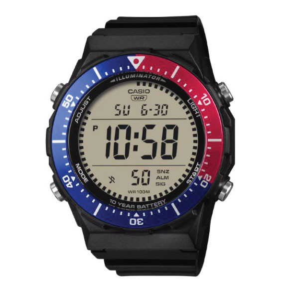 Casio Casio Digital Men Watch - Black / Blue / Red | AE-1700H-1A2VDF - Phones & Wearables - Lebanon