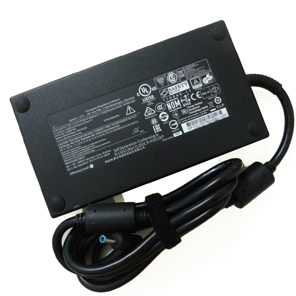 HP HP 200W 19.5V 10.3A Blue Pin 4.5×3.0mm Grade A Laptop Adapter | HP-AD-19.5-10.3-4.5*3.0 - Computers & Tech - Lebanon