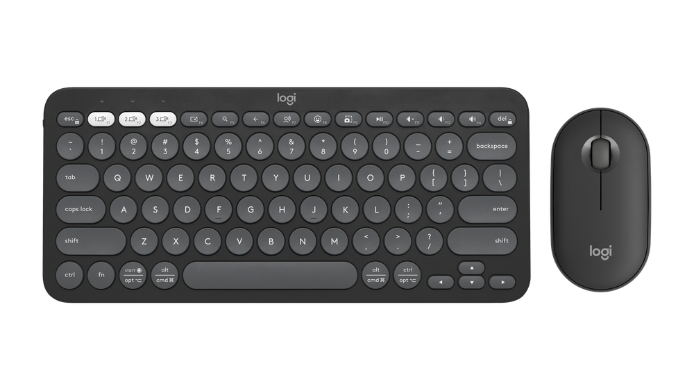 Logitech Logitech Pebble 2 Bluetooth Keyboard & Mouse Combo - Graphite | 920-012239 - Computers & Tech - Lebanon