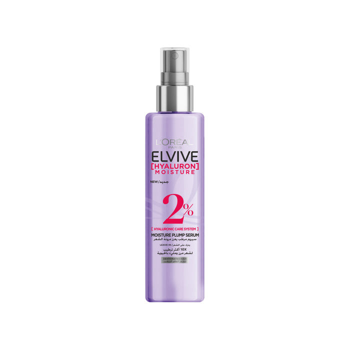 L'Oréal L'Oréal Paris Elvive Hyaluron Plump 2% Moisture Plump Serum with Hyaluronic Acid for Dehydrated Hair - Beauty & Personal Care - Lebanon