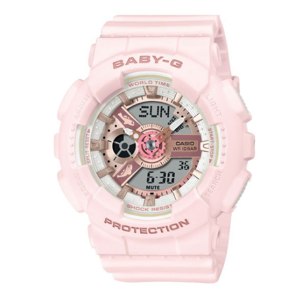 Casio Casio Baby-G Women Analog-Digital Watch - Pink | BA-110AQ-4ADR - Phones & Wearables - Lebanon