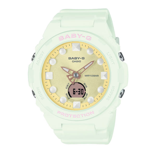 Casio Casio Baby-G Women Analog-Digital Watch - White | BGA-320FH-3ADR - Phones & Wearables - Lebanon