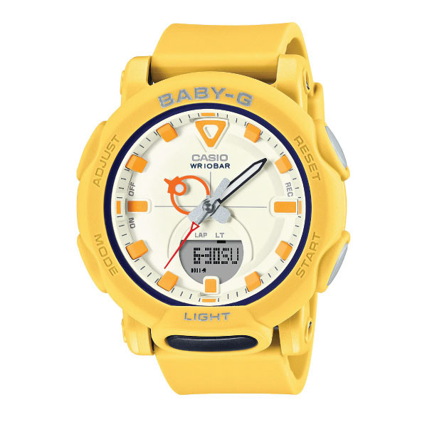 Casio Casio Baby-G Women Analog-Digital Watch - Yellow | BGA-310RP-9ADR - Phones & Wearables - Lebanon