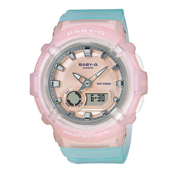 Casio Casio Baby-G Women Analog-Digital Watch - Blue / Pink | BGA-280-4A3DR - Phones & Wearables - Lebanon