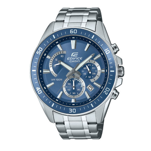 Casio Casio Edifice Men Chronograph Watch - Blue Silver | EFR-552D-2AVUDF - Phones & Wearables - Lebanon