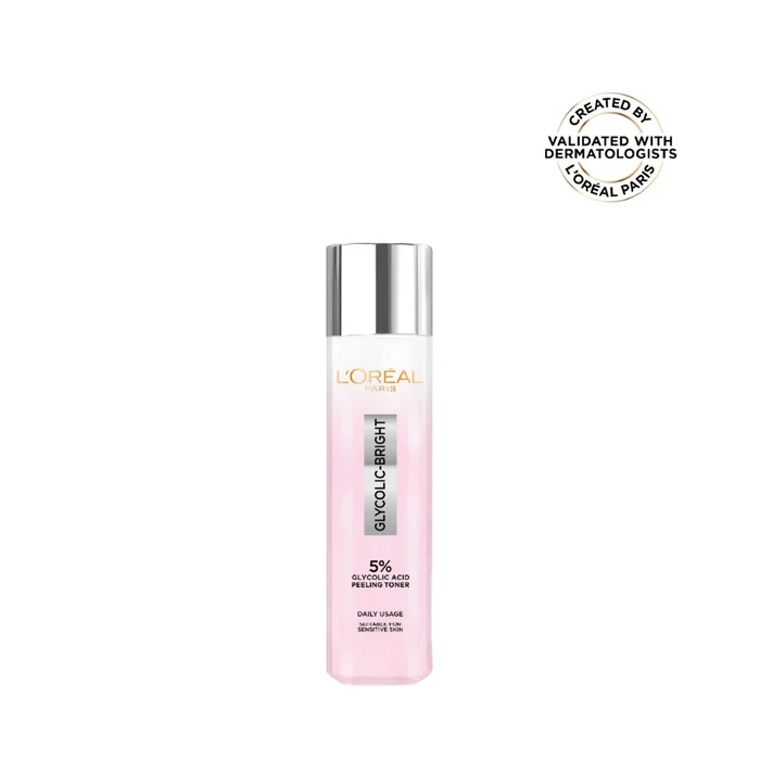 L'Oréal L'Oréal Paris Glycolic-Bright Glowing Peeling Toner with 5% Glycolic Acid 128ml - Printers & Ink - Lebanon