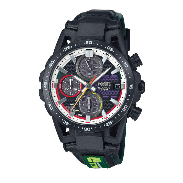 Casio Casio Edifice TOM'S 50th Anniversary Solar Chronograph Watch - Black | EFS-S641TMS-1ADR - Phones & Wearables - Lebanon