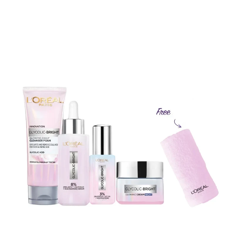 L'Oréal L'Oréal Paris Glycolic Bright Instant Glow Bundle - Other - Lebanon