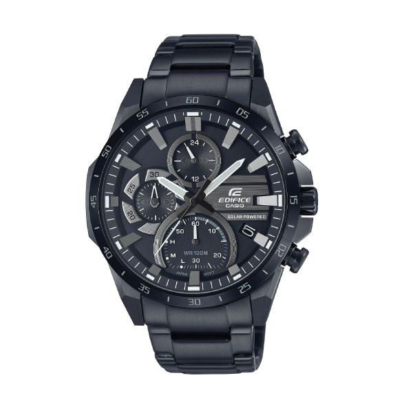 Casio Casio Edifice Men Solar Chronograph Watch - Black | EQS-940DC-1AVUDF - Phones & Wearables - Lebanon