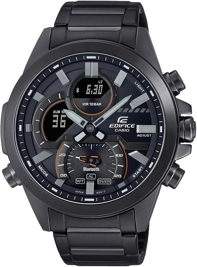 Casio Casio Edifice Men Connected Analog-Digital Watch - Black | ECB-30DC-1ADF - Phones & Wearables - Lebanon
