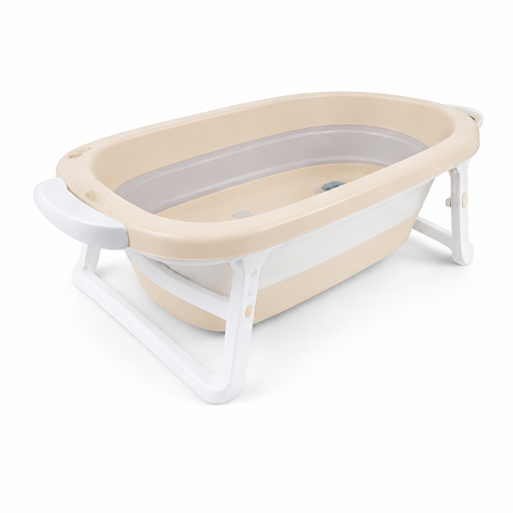 Dolu Dolu Foldable Baby Bathtub – Beige | 7265 - Home & Kitchen - Lebanon