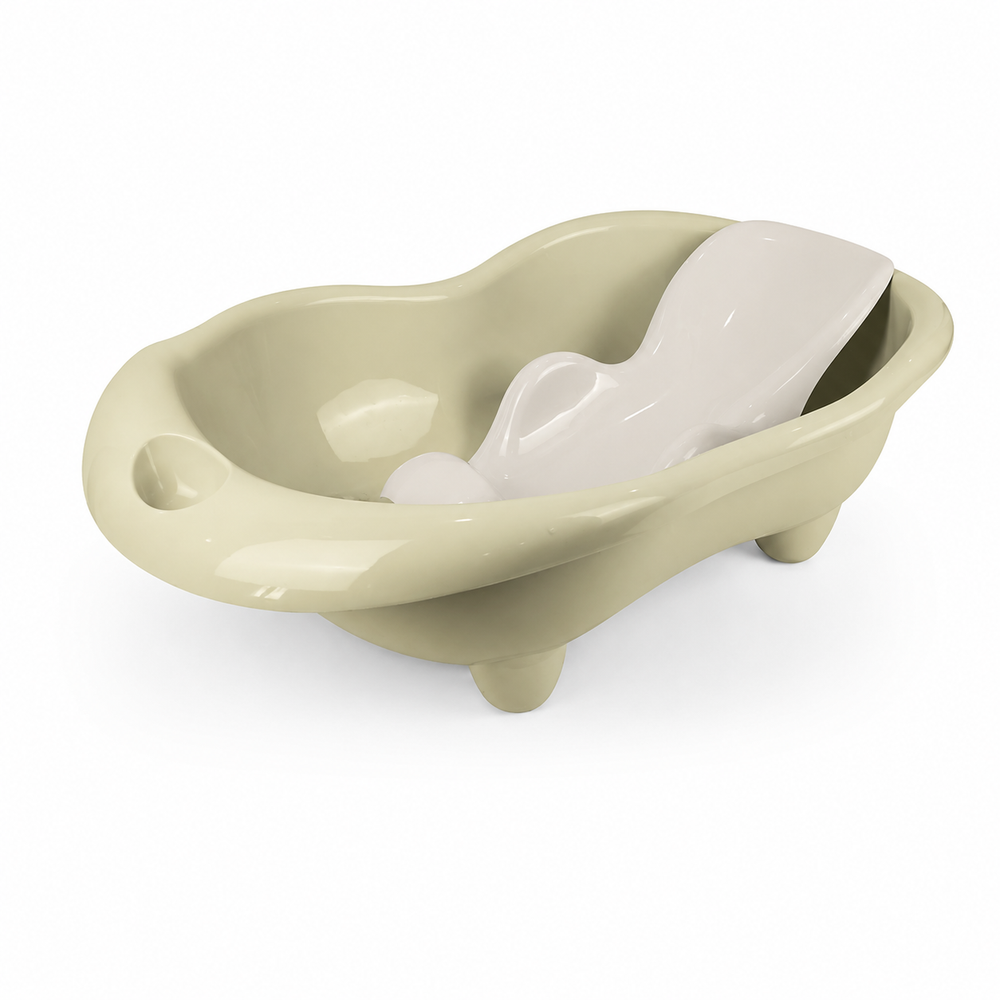 Dolu Dolu Baby Bathtub with Bath Seat – Olive | 7269 - Home & Kitchen - Lebanon