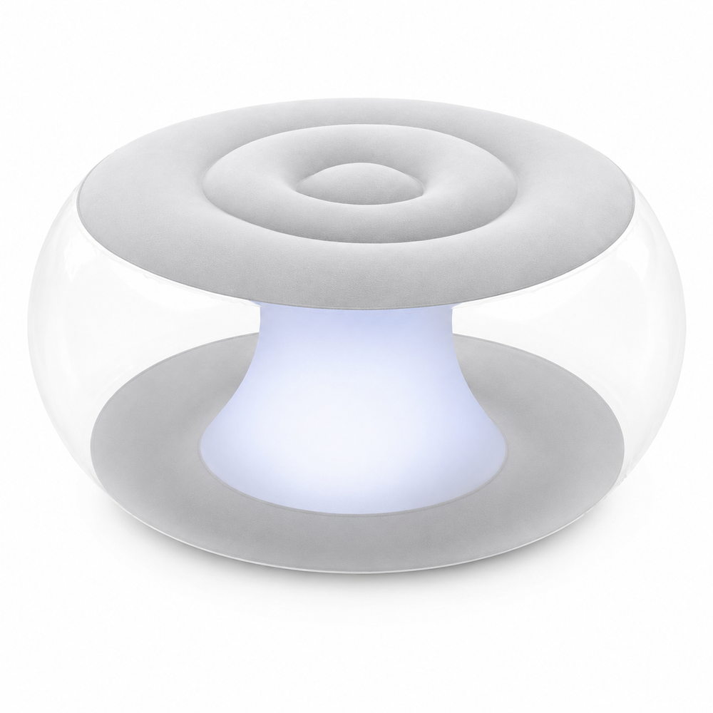 Bestway Bestway Inflatable LED Stool White | 75085 - Sports & Outdoors - Lebanon