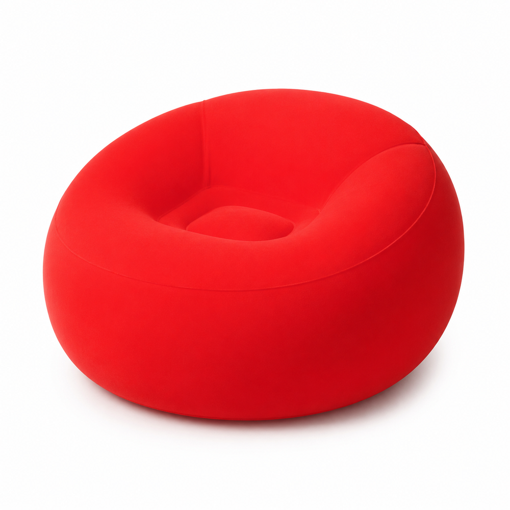 Bestway Bestway Inflatable Lounge Chair Red 112 × 112 × 66cm | 75052 - Sports & Outdoors - Lebanon