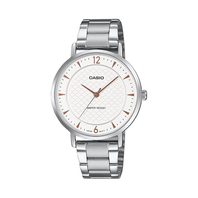 Casio Casio Women 3-Hand Watch - Silver | LTP-VT04D-7ADF - Phones & Wearables - Lebanon