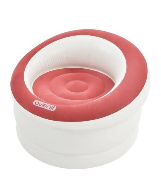 Avenli Avenli Inflatable Chair Red & White 85x82x60cm | 27498 - Sports & Outdoors - Lebanon