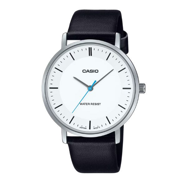 Casio Casio Men 3-Hand Watch - Black / White | MTP-VT04L-7EDF - Other - Lebanon