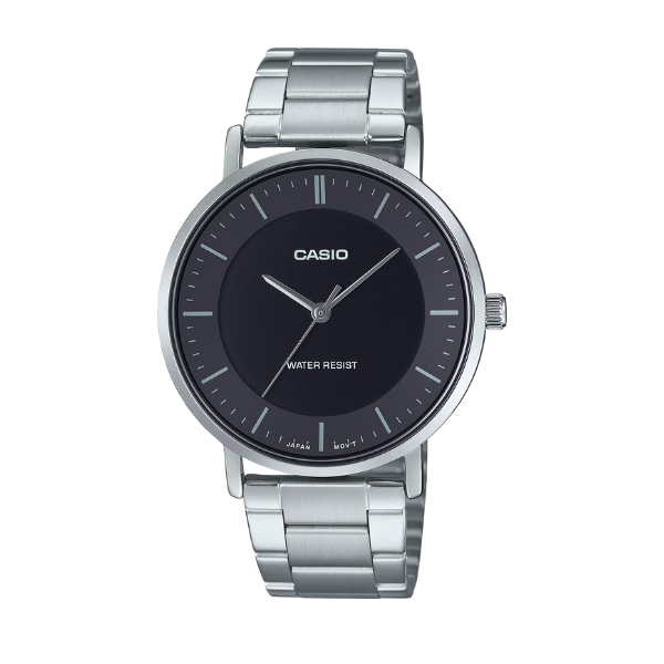 Casio Casio Men 3-Hand Watch - Black / Silver | MTP-VT04D-1EDF - Other - Lebanon