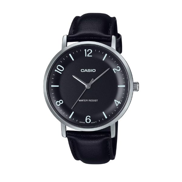 Casio Casio Men 3-Hand Watch - Black | MTP-VT03L-1BDF - Other - Lebanon