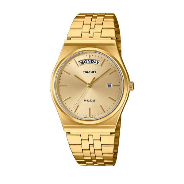 Casio Casio Men 3-Hand Watch - Gold Plated | MTP-B146G-9AVDF - Other - Lebanon