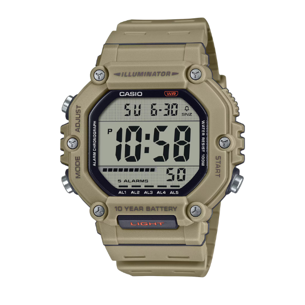 Casio Casio Men Digital Watch - Brown / Black | AE-1600H-5AVDF - Other - Lebanon