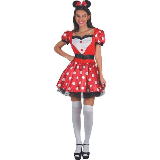 Women’s Minnie Mouse Costume Red & White | 093349 - Computers & Tech - Lebanon