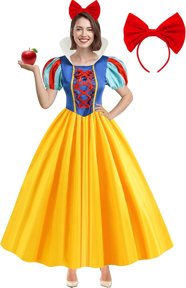 Snow Princess Adult Costume with Headpiece & Dress | 093399 - Toys & Games - Lebanon