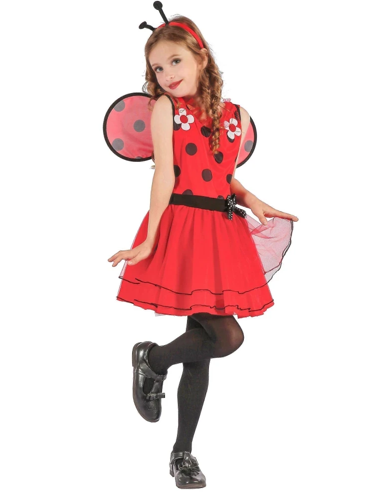 Ladybug Costume (Dress, Belt, Wings, Hairband, Bow) | 091023 - Toys & Games - Lebanon