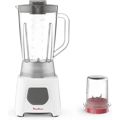 Moulinex Moulinex Blendeo Stand Blender with Grinder 450W 1.5L - White | LM2B2126 - Home & Kitchen - Lebanon