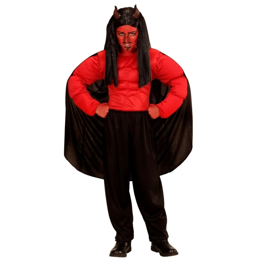 Devil Costume with Muscle Shirt & Cape | 00638 - Toys & Games - Lebanon