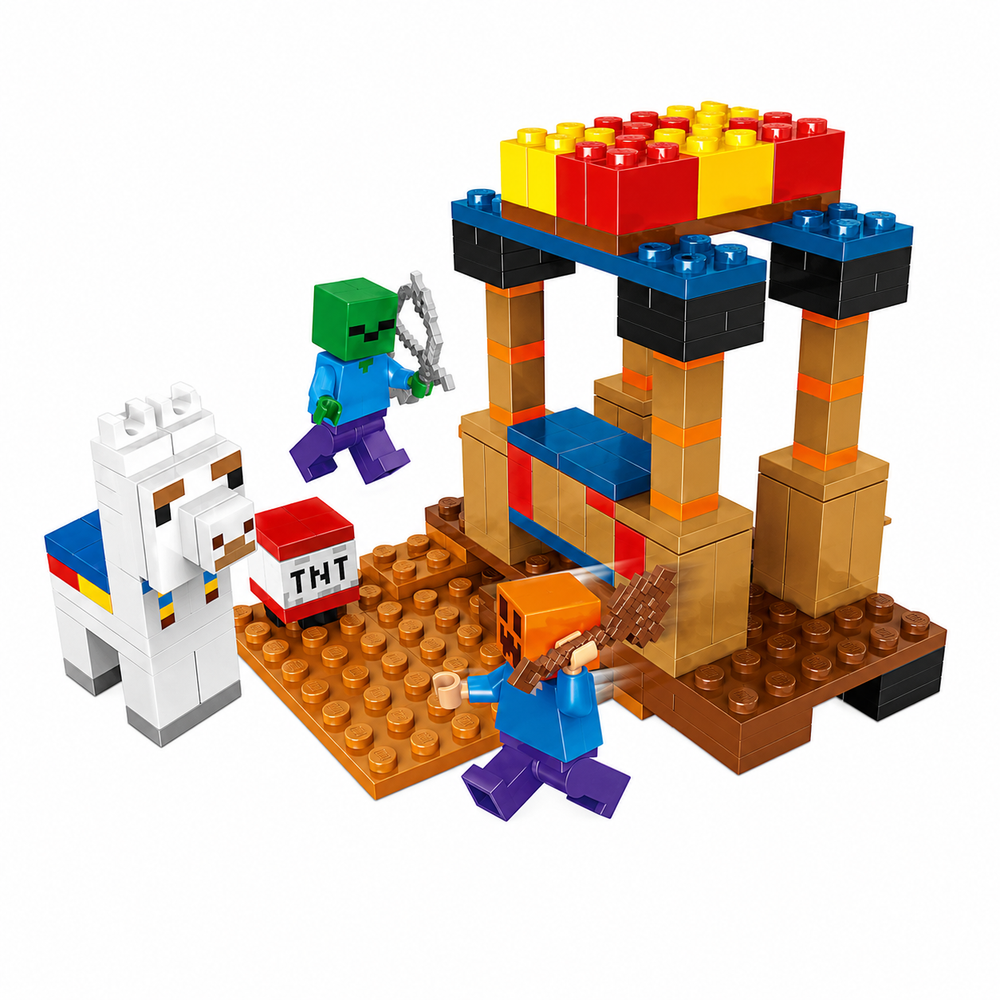 MC Minecraft Building Blocks Adventure Set 185+ Pieces | 54003/1 - Home & Kitchen - Lebanon