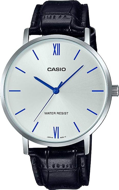Casio Casio Men 3H Watch - Silver / White / Black | MTP-VT01L-7B1UDF - Other - Lebanon