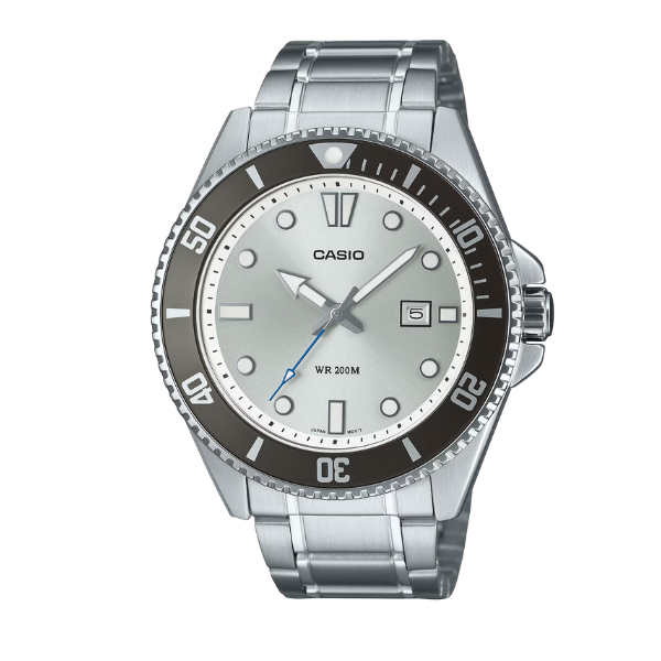 Casio Casio Men 3H Watch - Silver / White / Black | MDV-107D-7AVDF - Other - Lebanon