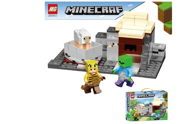 MG Pixel-Style Building Block Set 173+ Pieces | 81007 - Toys & Games - Lebanon