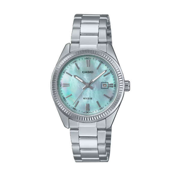 Casio Casio Women 3H Watch - Silver / Blue | LTP-1302DS-2AVDF - Other - Lebanon