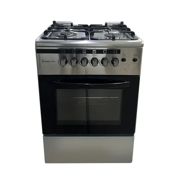 GENERAL GAS Cooker 60cm 4 Gas Burners Stainless Steel | AG-7004 LS - Home & Kitchen - Lebanon