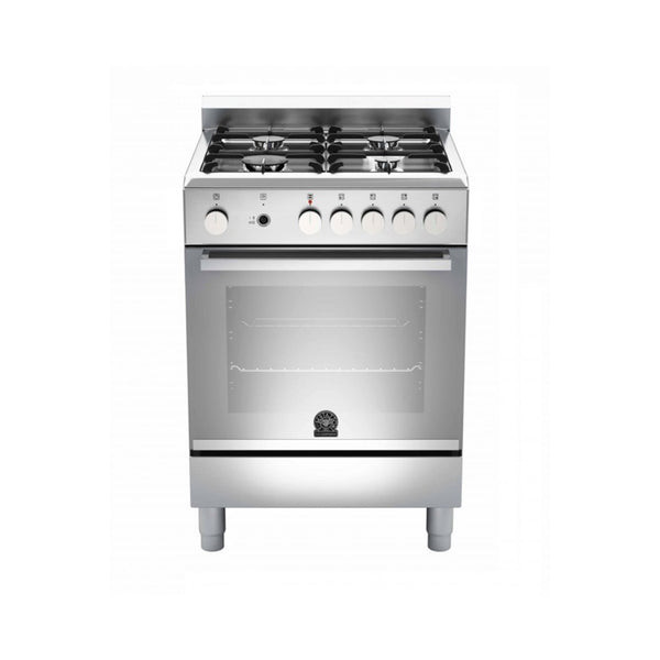 LA GERMANIA Cooker Wide 60cm 4 Gas Stainless Steel | TU64032DXCI - Home & Kitchen - Lebanon