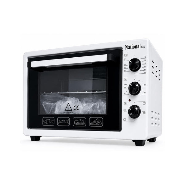 National Line National Line Electric Oven 38L White | ABH-38LT WHT# - Home & Kitchen - Lebanon